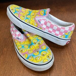Girls/women slip on Vans Lisa Simpson edition